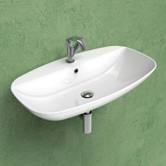 Фото Раковина Flaminia NudaSlim 75 Countertop - Wall Hung Basin ND75PR 76х44,5