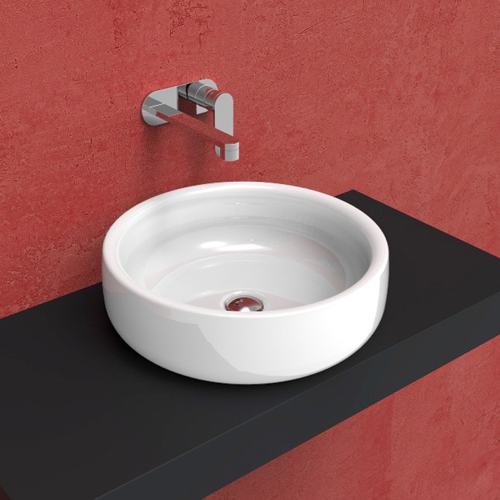 Раковина Flaminia Bonola 46 Countertop Or Suitable For Pedestal Basin 46х46 схема 1