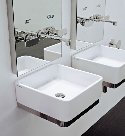 Раковина Flaminia Miniwash 40 Countertop Basin 40х40 ФОТО