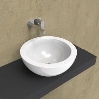 Накладная раковина Flaminia Fonte 50 Countertop Basin 50х50 схема 1