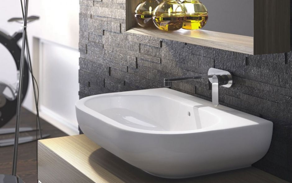 Подвесная раковина Flaminia Pass 70 Countertop - Wall Hung Basin 72х50 ФОТО