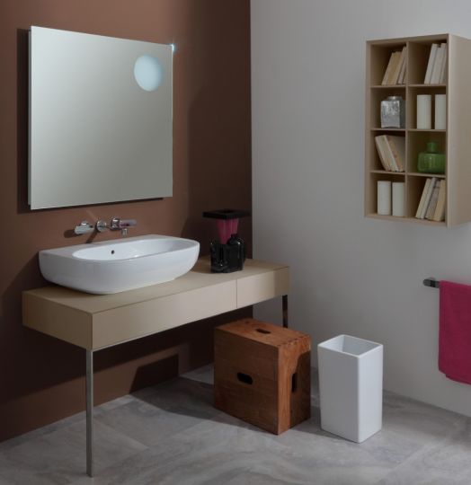 Раковина Flaminia Pass 70 Countertop - Wall Hung Basin 72х50 ФОТО