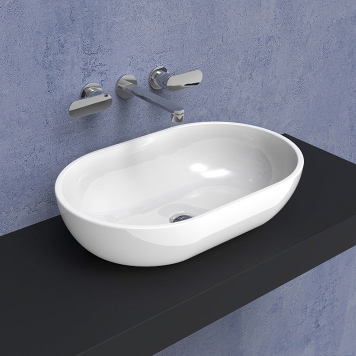 Раковина Flaminia Pass 62 Countertop Basin 62х40 схема 1