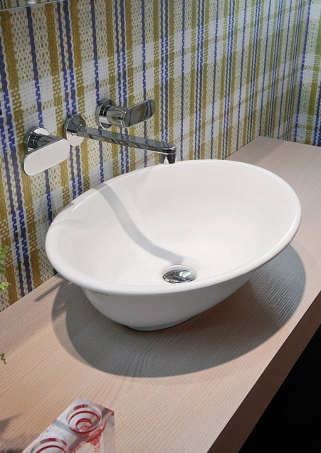 Накладная раковина Flaminia Boll 56 Countertop Basin 56х40 ФОТО