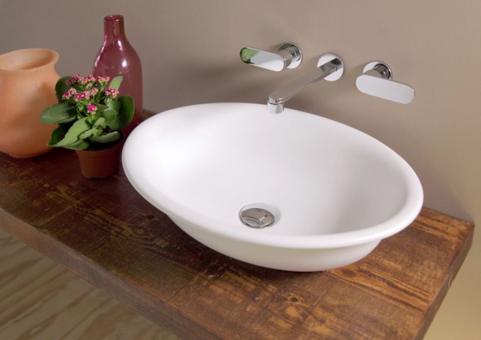 Накладная раковина Flaminia Boll 56 Countertop Basin 56х40 ФОТО