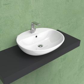 Изображение Накладная раковина Flaminia Nuda 60 Countertop - Wall Hung Basin 60х54