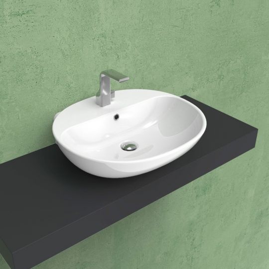 Изображение Раковина Flaminia Nuda 60 Countertop - Wall Hung Basin 60х54