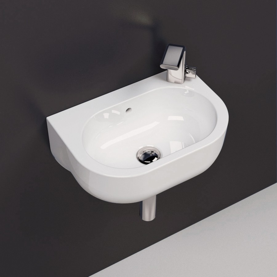 Подвесная раковина Flaminia Pass 45x31 Countertop - Wall Hung Basin ФОТО