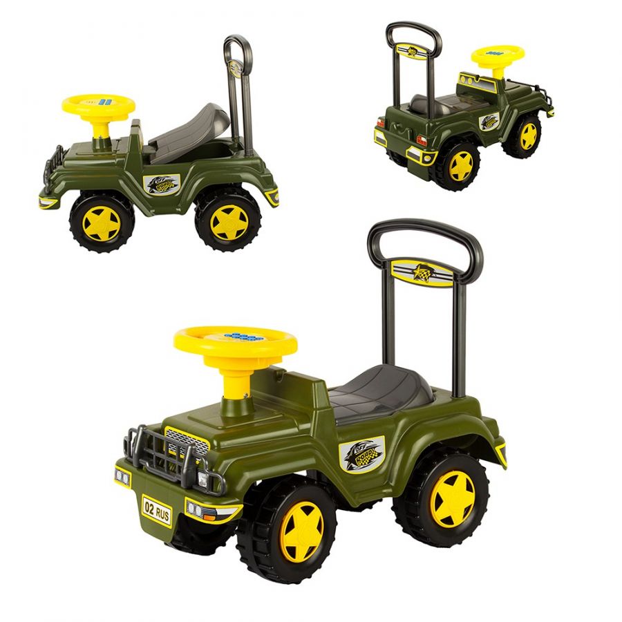 Игрушка Автомобиль-каталка «Джип» (музыкальный руль)
