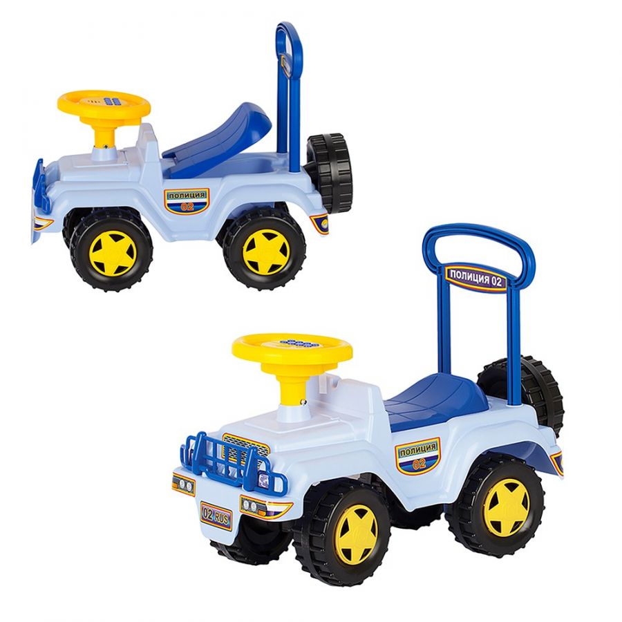 Игрушка Автомобиль-каталка «Полиция» (музыкальный руль)