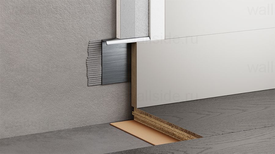 Скрытый плинтус Фесо Мини 50 мм