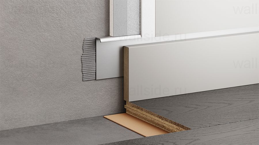 Скрытый плинтус Фесо Мини 50 мм