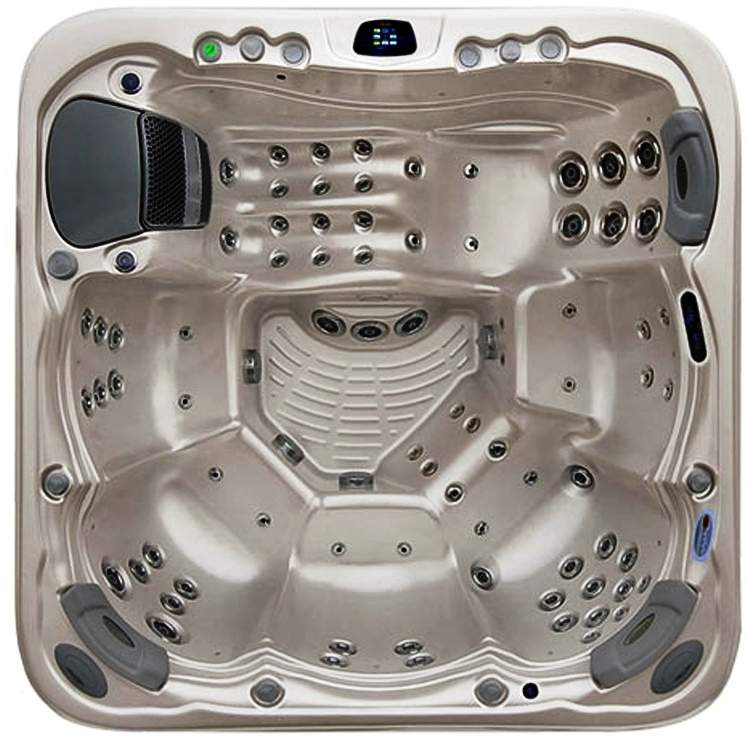 Изображение Квадратный гидромассажный СПА бассейн WELLIS Kilimanjaro Life Premium 236х236 на шесть человек