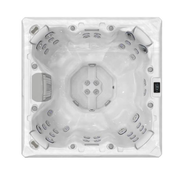 Изображение Квадратный гидромассажный СПА бассейн WELLIS Mandala Life Deluxe 215х215