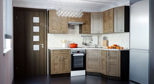 Кухонный гарнитур Кира мега оптима 2100х1500 мм