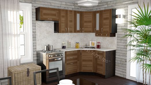 Кухонный гарнитур Кира литл 1300х2000 мм