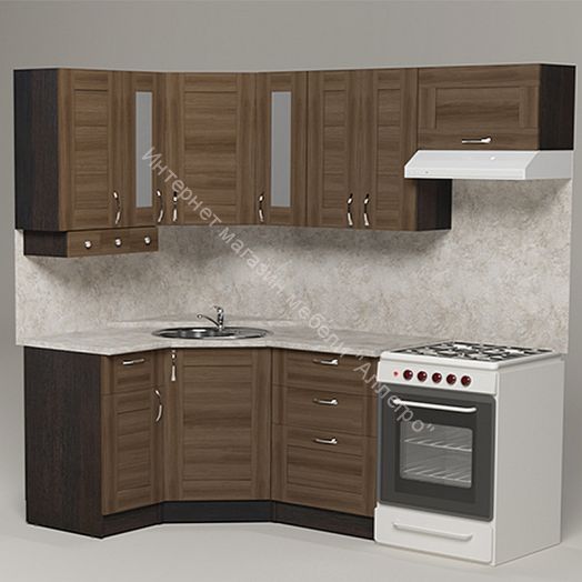 Кухонный гарнитур Кира литл 1300х2000 мм