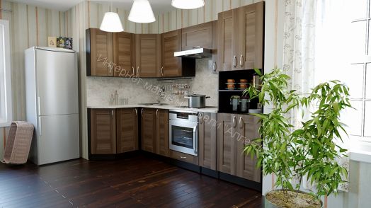 Кухонный гарнитур Кира гранд прайм 2600х1400 мм