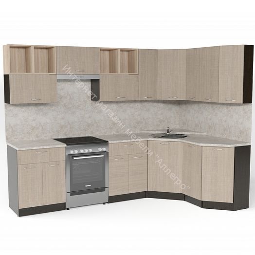 Кухонный гарнитур Надежда оптима 5 2700х1600 мм