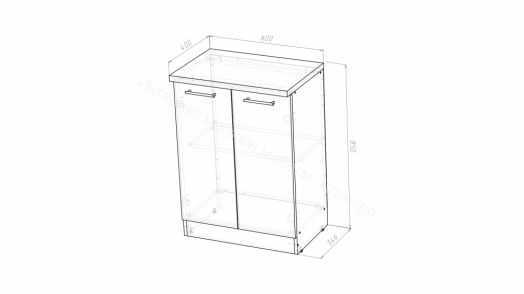 Кухонный гарнитур Надежда прайм 5 2300х1500 мм