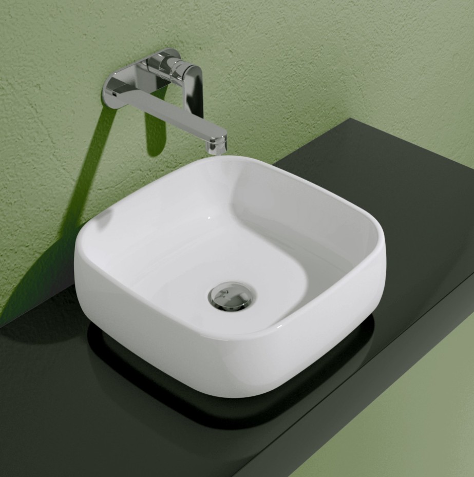 Раковина Flaminia Flag 40 Countertop Basin 40х40 схема 1