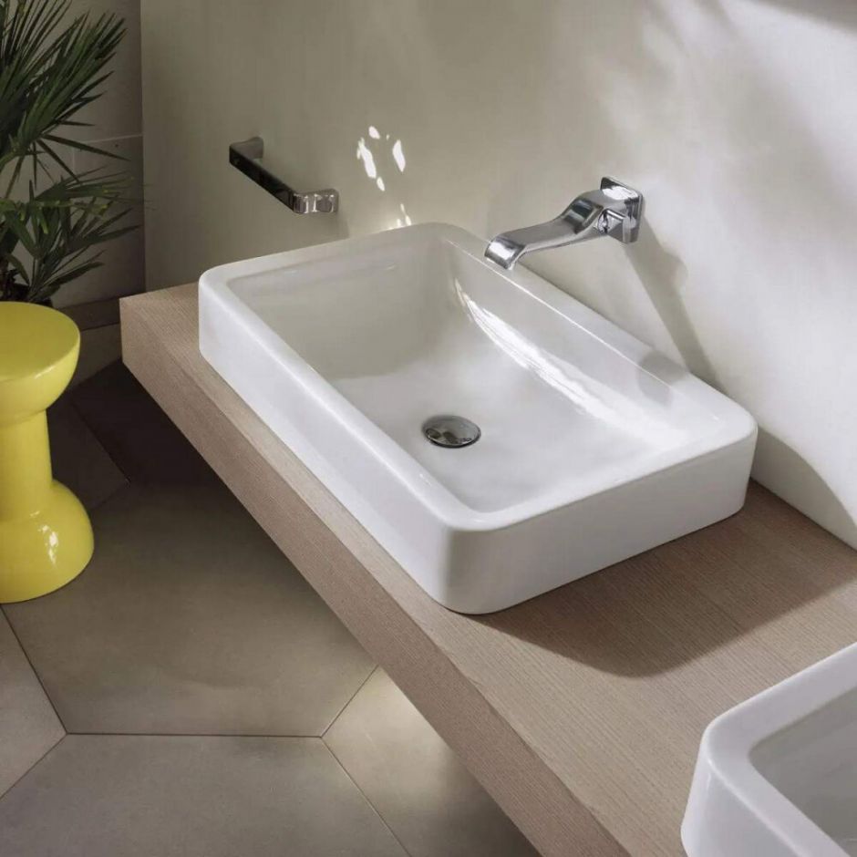 Накладная раковина Flaminia Nile 62 Countertop Basin 62х40 ФОТО