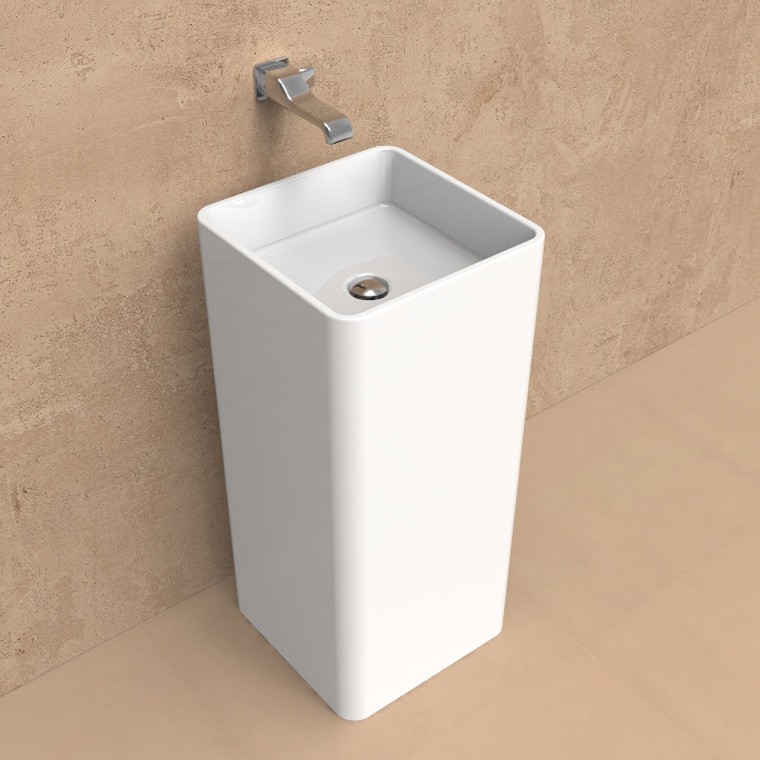 Напольная раковина Flaminia Monowash Standing Basin To Wall 40х40