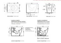 Унитаз Flaminia Link Plus Back To Wall WC схема 2