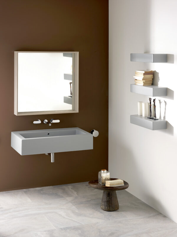 Подвесная раковина Flaminia Acquagrande 100 Countertop - Wall Hung Basin 101х56 ФОТО