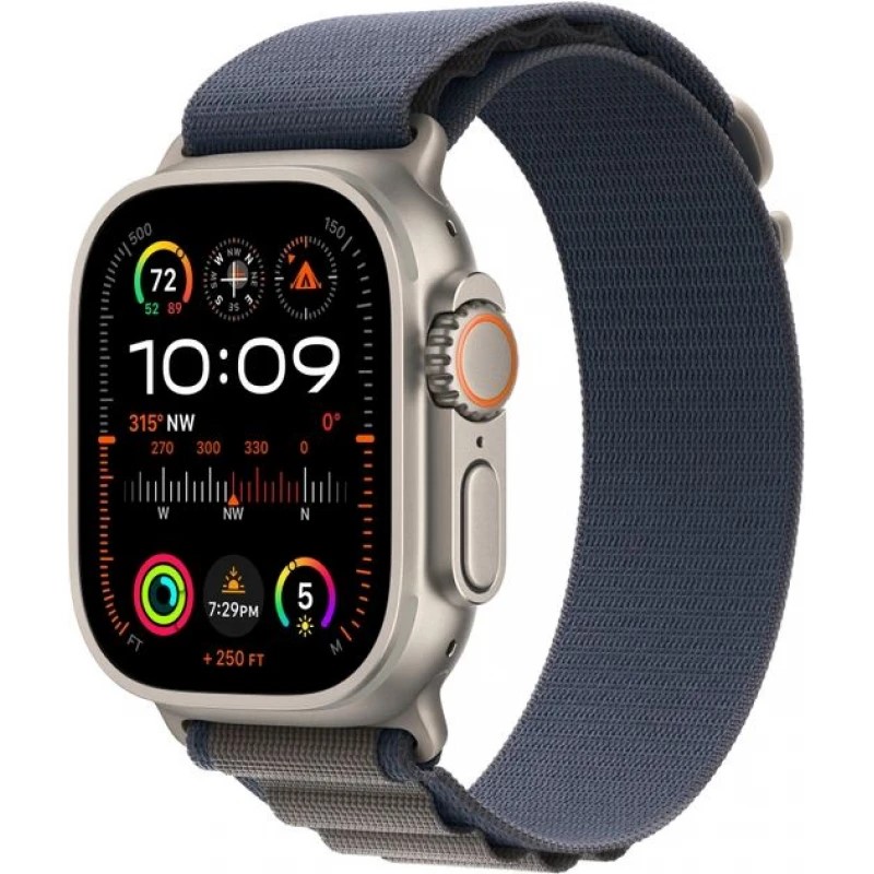 Apple Watch Ultra 2 GPS, 49мм, Titanium, Blue Alpine Loop