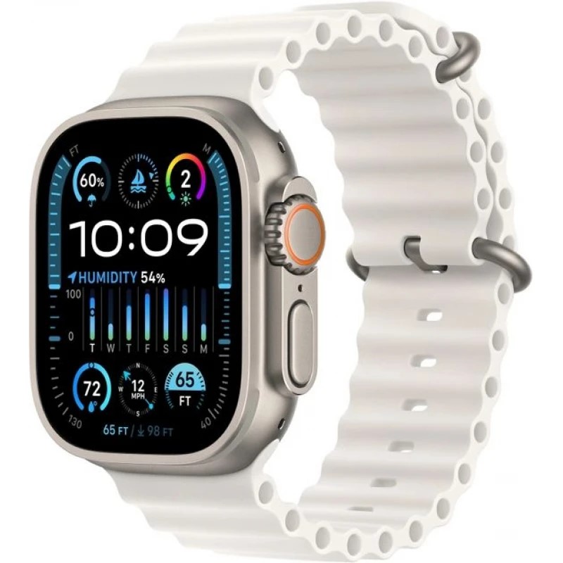 Apple Watch Ultra 2 GPS, 49мм, Titanium, White Ocean Band