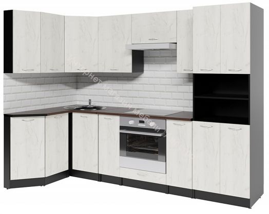 Кухонный гарнитур Лоретта гранд прайм 2600х1400 мм