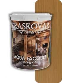 Лак-Антисептик для Дерева и Камня Kraskovar Aqua Lacquer Тик 2л / Красковар