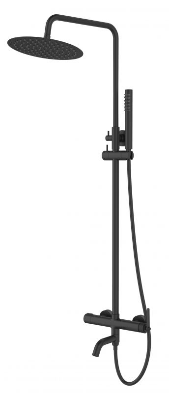 Душевая система со смесителем Bangkok Black, арт. ST250BGB