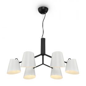 Люстра Подвесная Freya Nordic FR5127PL-06B Черный, Металл / Фрея.