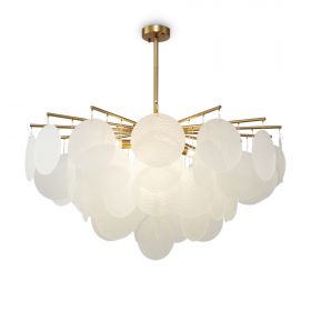 Люстра на Штанге Freya Porto FR5104PL-08BS Золото, Металл / Фрея.