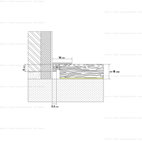 Микроплинтус Respect Standart 7753 черный RAL 9005 монтажная схема