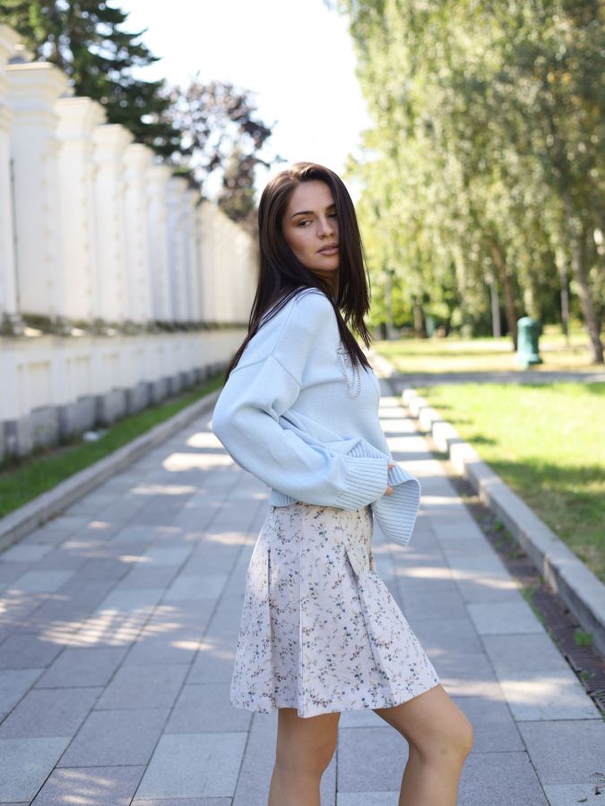 Юбка в складку Сухоцветы