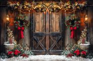 Фон стена "Christmas wall №21"