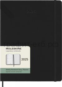 Книжка зап.Moleskine XLarge Classik еженедельник черный WKNT DHB12WN4