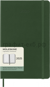 Книжка зап.Moleskine Large Classic еженедельник зеленый DHK1512WN3