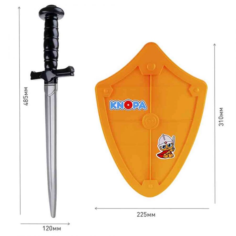 Набор оружия "Богатырь" щит и меч КНОПА