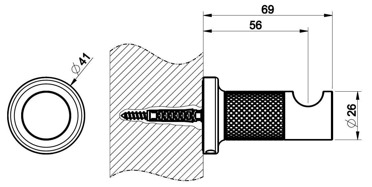 Gessi Inciso Крючок 58521 схема 2