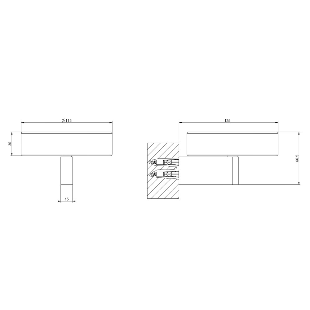 Мыльница настенная черная Gessi Origini Accessories 66402 схема 2