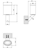 Gessi Ovale Стакан 25608 схема 2