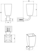 Gessi Mimi Стакан 33208 схема 2