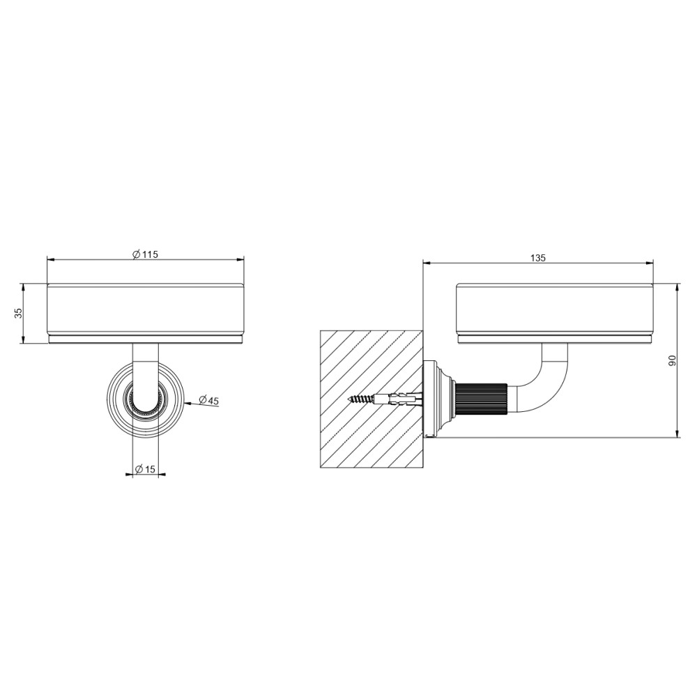 Настенная мыльница белая Gessi Venti20 Accessories 65401 схема 2