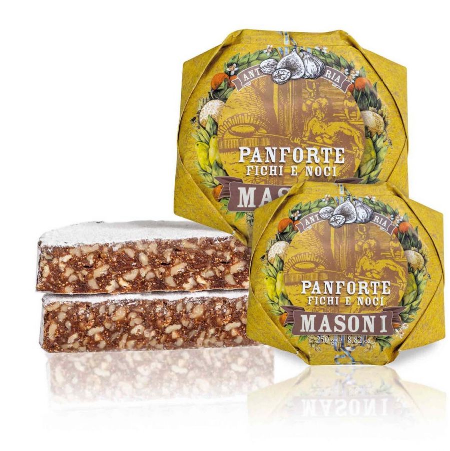 Панфорте Инжир и грецкий орех Masoni, 250 г; Panforte Fichi e noci  250 g