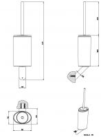 Gessi Ovale Ёршик 25620 схема 2