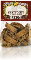 Печенье Кантуччини шоколадные Masoni, 250 г; Cantuccini cioccolato 250 g